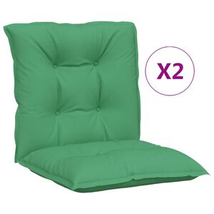 vidaXL Blazine za vrtne stole 2 kosa zelene 100x50x7 cm blago