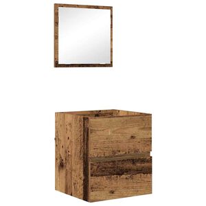 vidaXL Kopalni&scaron;ka omarica Star les 41 x 38,5 x 45 cm Inženirski les