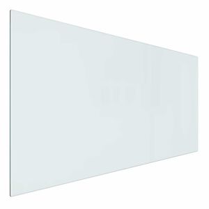 vidaXL Steklena plo&scaron;ča za kamin Transparentno 100 x 50 cm Steklo