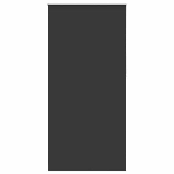 vidaXL Rolo zatemnjena črna 100x230 cm tkanina &scaron;irina 95,7cm poliester