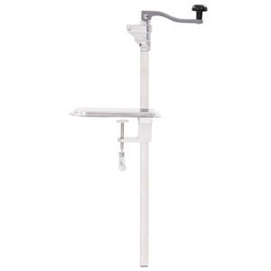 vidaXL Odpirač za konzerve srebrn 70 cm aluminij in jeklo