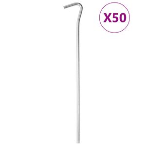vidaXL Klini za &scaron;otor 50 kosov 23 cm &Oslash;5 mm pocinkano jeklo