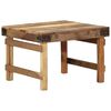 vidaXL Klubska miza Rjava 60 x 55 x 40 cm Trdna obnovljena les