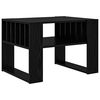 vidaXL Klubska miza Črna Orehovina 66 x 49,5 x 45 cm Inženirski les