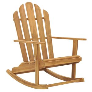 vidaXL Gugalni stol Adirondack iz trdne tikovine