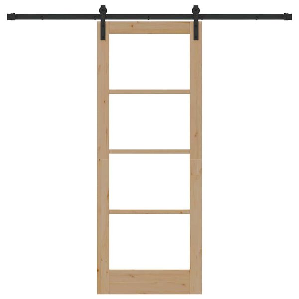 vidaXL Drsna vrata ORKDAL Naravna 78 x 202 cm