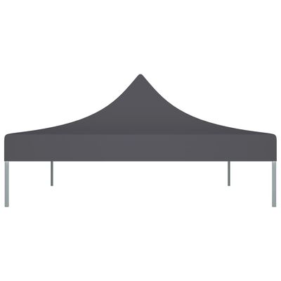 vidaXL Streha za vrtni šotor 4,5x3 m antracitna 270 g/m²