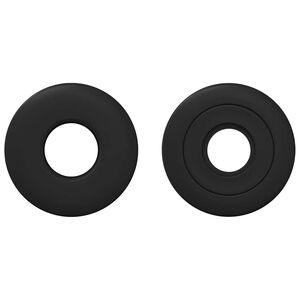 vidaXL Ležaji za nogometno mizo za palice 5 x 5 x 2.8 cm 10 pcs Črna