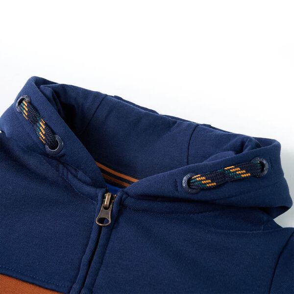 Otroški pulover s kapuco in zadrgo 116