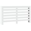 vidaXL Pokrov za radiator bel 149x20x82 cm inženirski les