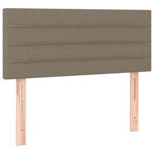 vidaXL Posteljno vzglavje taupe 100x5x78/88 cm blago