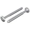 vidaXL Leseni vijaki 2 kos Srebrna M6 x 70 mm Jeklo