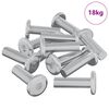 vidaXL Vijak 1593 pcs srebrna 8 x 25 mm Jeklo