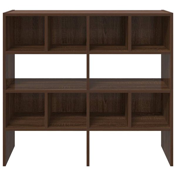 vidaXL Regal za čevlje 2 kosa zložljiva rjavi hrast 89,5x30x40 cm