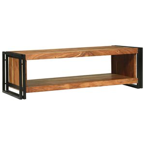 vidaXL Klubska miza Rjava 120 x 50 x 38 cm Masiven les akacije