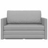 vidaXL Sofa postelja 110cm Oblačno siva blago