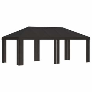 vidaXL Pokrov za gazebo 6 x 3 m Antracit Poliester 190