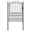 vidaXL Vrata ograje s bodicami EMMEN 170 x 100 cm