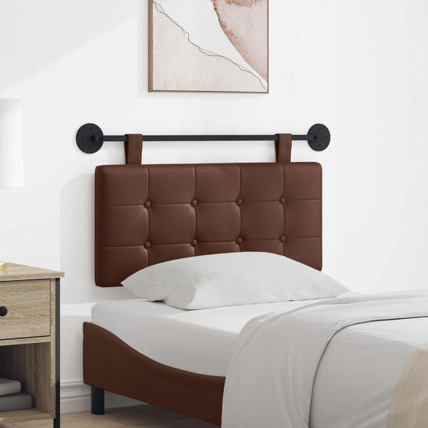 vidaXL Visoki naslon za glavo Rjava 100 x 55 x 5 cm Umjetno usnje