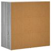vidaXL Komoda siva sonoma 79x38x80 cm inženirski les