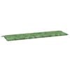 vidaXL Blazina za klop Listnati dizajn 150 x 50 x 3 cm Oxford tkanina