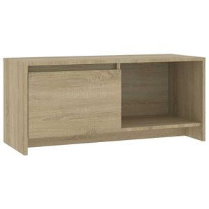 vidaXL TV omarica sonoma hrast 90x35x40 cm iverna plo&scaron;ča
