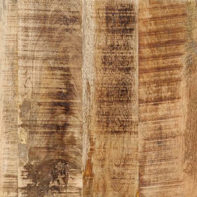 vidaXL Toaletna miza 105x35x75 cm trden robusten mangov les in železo