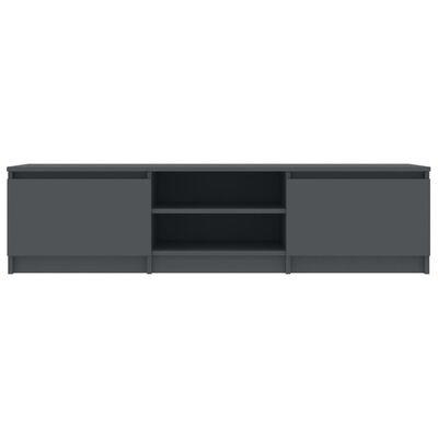 vidaXL TV omarica siva 140x40x35,5 cm iverna plošča