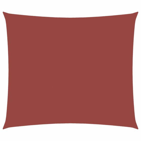 vidaXL Senčno jadro oksford blago pravokotno 2,5x3,5 m terakota