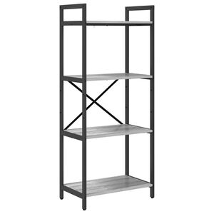 vidaXL Knjižna polica 4 ravni 56 x 34 x 133,5 cm Inženirski les