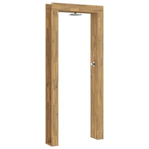 vidaXL Zunanji tu&scaron; 226 cm Trdna akacijeva les in nerjavna stole Bela