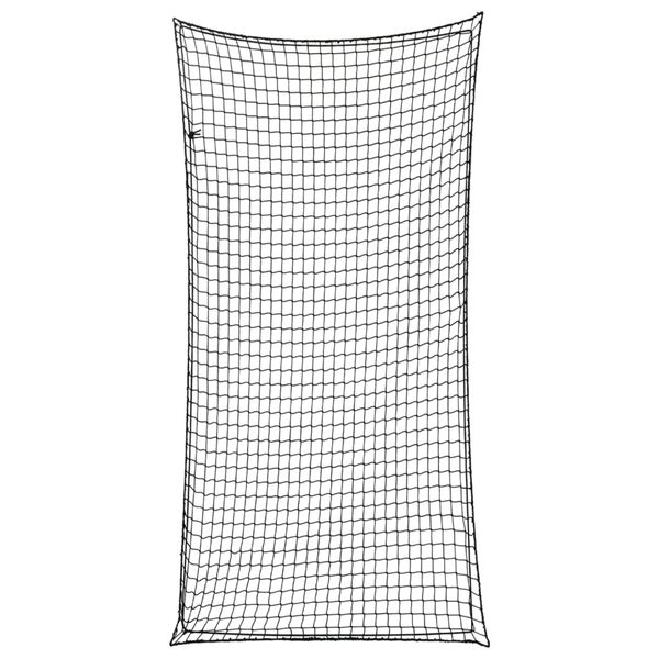 vidaXL Mreža za prikolico z elastično vrvjo črna 7x3,5 m PP