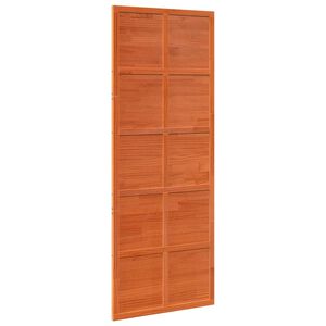 vidaXL Hlevska vrata Vo&scaron;čeno rjava 80 x 208 cm Trdna borovina