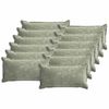 vidaXL Prevleka za blazino 12 pcs HOUTEN Zelena 40 x 80 cm