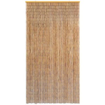 vidaXL Komarnik za vrata iz bambusa 120x220 cm
