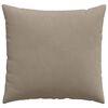 vidaXL Blazine za kavč 2 pcs Taupe 45 x 45 cm blago