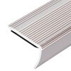 vidaXL Obroba za stopnice L-oblike 15 kos aluminij 90 cm barva penine