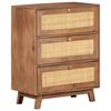vidaXL Komoda 61x35x76 cm trden mangov les