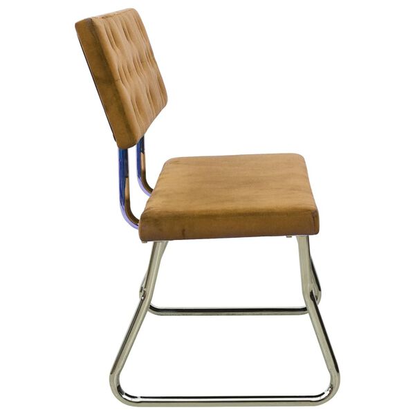 vidaXL Klop 110 cm rjav žamet