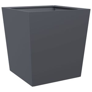 vidaXL Vrtno korito antracit 50x50x50 cm jeklo