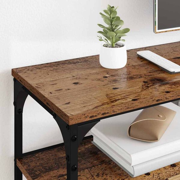 vidaXL TV omarica Star les 200 x 30 x 50 cm Inženirski les in železo