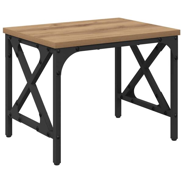 vidaXL Stojalo za tiskalnik Prilagodljiva Umetni hrast 40 x 30 x 31 cm