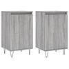 vidaXL Komoda 2 kosa siva sonoma 40x35x70 cm inženirski les