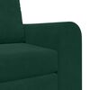vidaXL Sofa postelja Temno zelena 98 x 71 x 83 cm Žamet