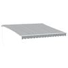 vidaXL Ročno zložljiva tenda antracit in bela 400x350 cm
