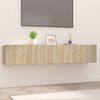 vidaXL TV omarica 2 kosa sonoma hrast 80x30x30 cm inženirski les