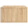 vidaXL Stenska nočna omarica sonoma hrast 35x35x20 cm