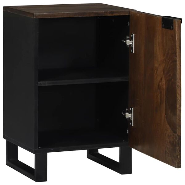 vidaXL Kopalni&scaron;ka omara za umivalnik s polico Oreh 38 x 33,5 x 58 cm