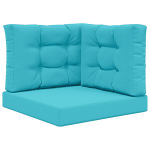 vidaXL Zunanja blazina za kavč 3 pcs Turkizna Poliester