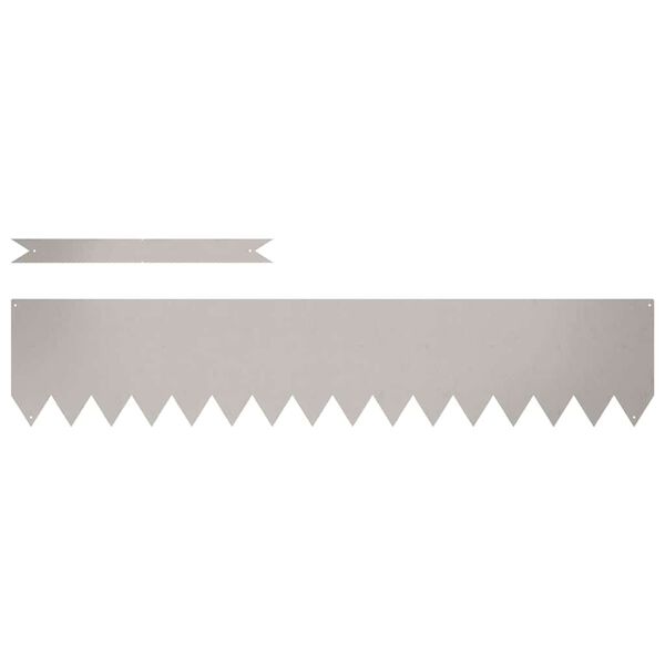 vidaXL Robovi trave 50 pcs Rjava 100 x 0,05 x 20 cm